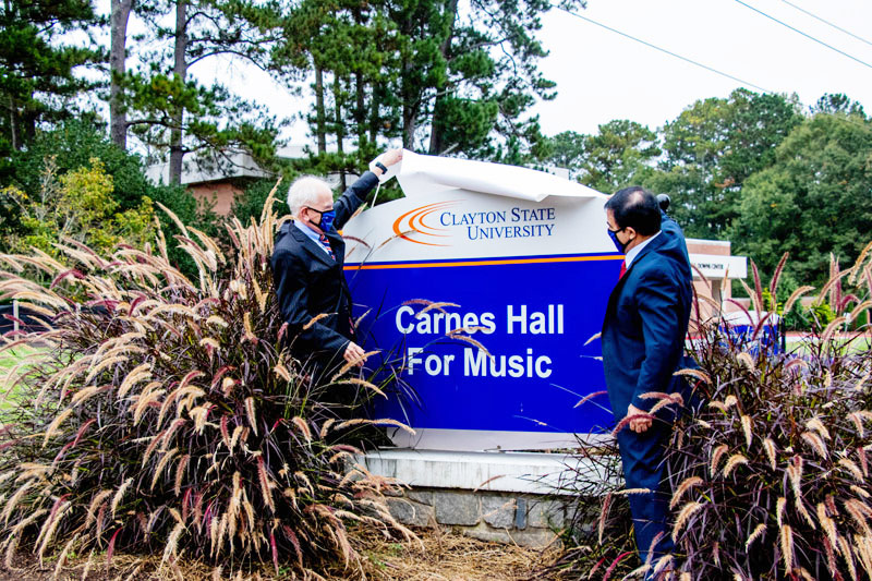 Music Education Building Sign