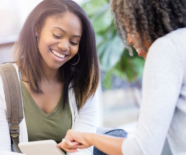 student and counselor