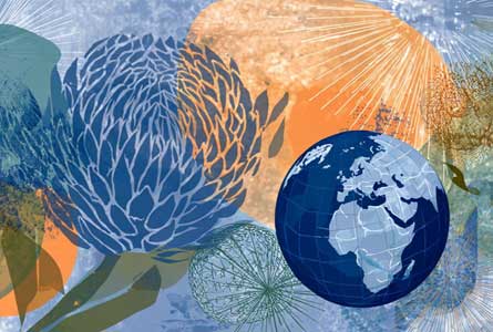 flower with globe