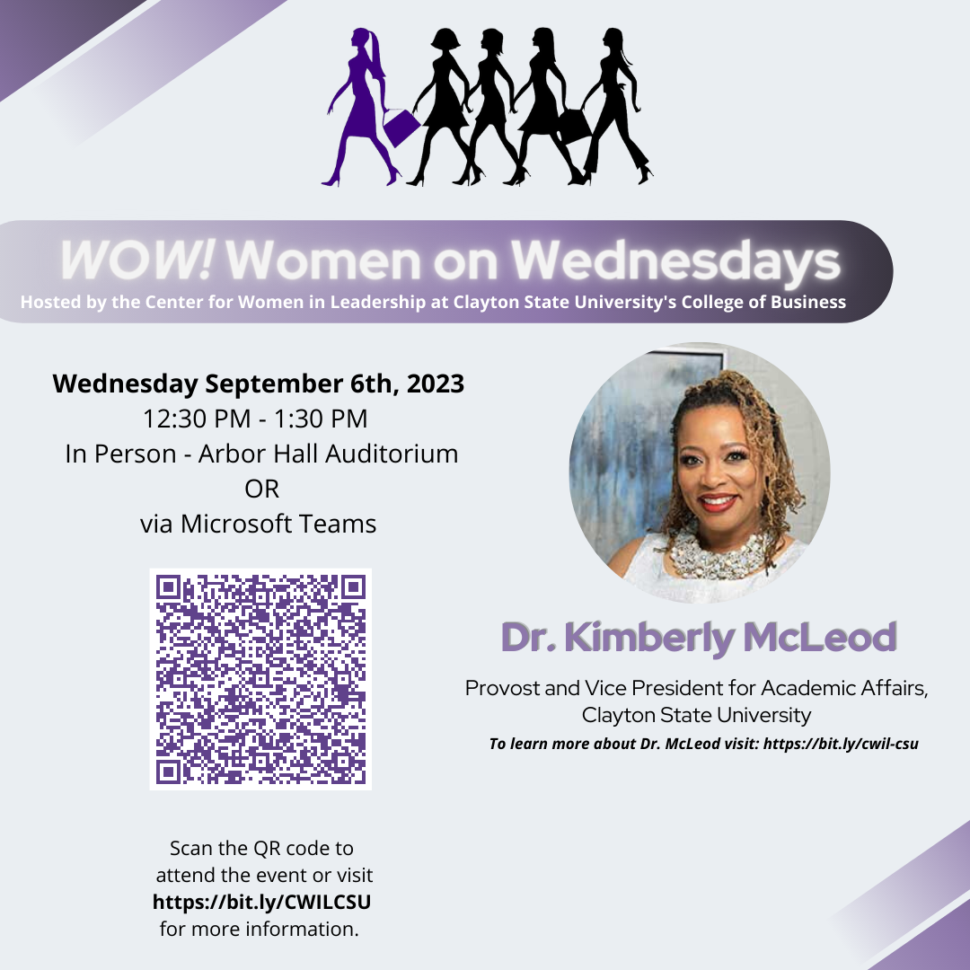 W.O.W. Speaker - Dr. Kimberly McLeod 