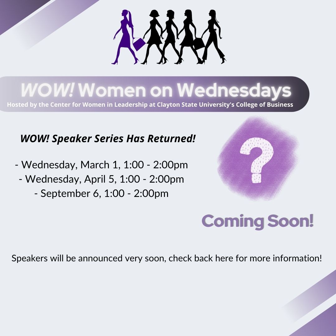 Women on Wednesdays Speaker Series