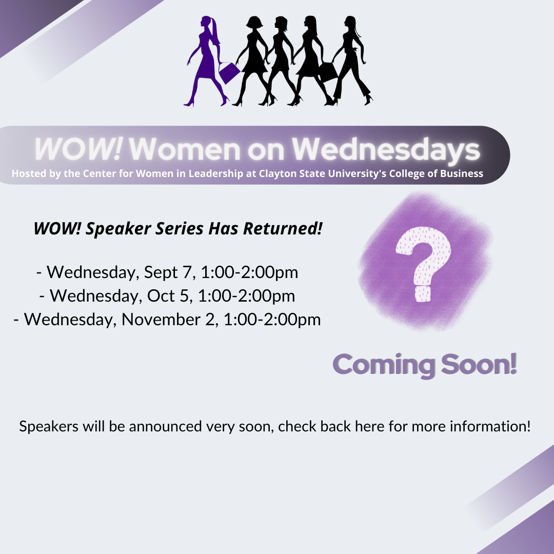 Women on Wednesdays Speaker Series 