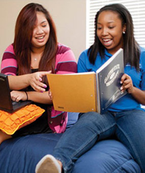 Students in university housing