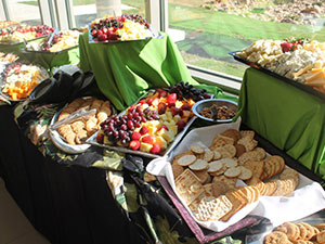 Catering food spread