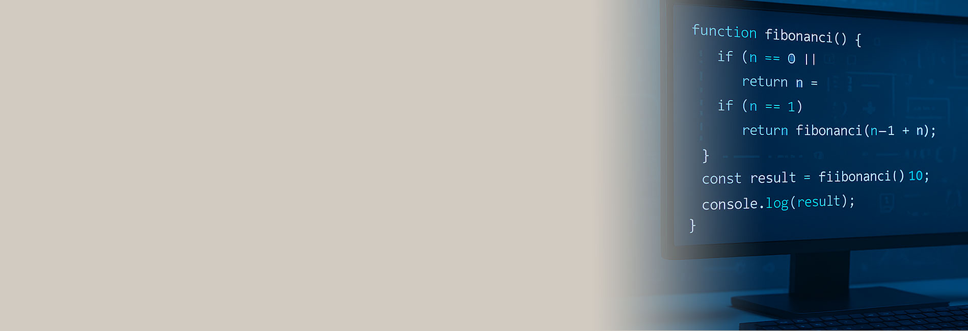 code on a computer screen