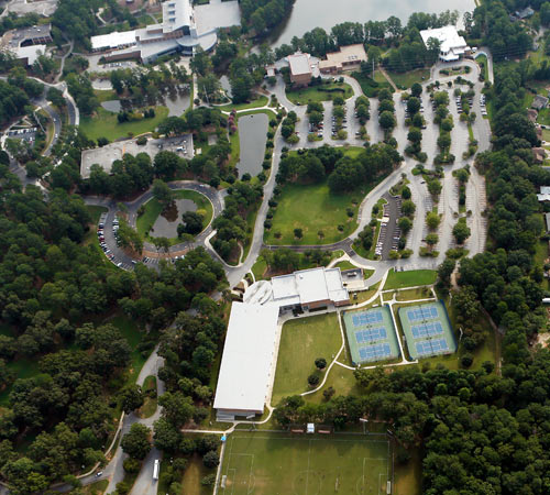 clayton state aerial view of campus