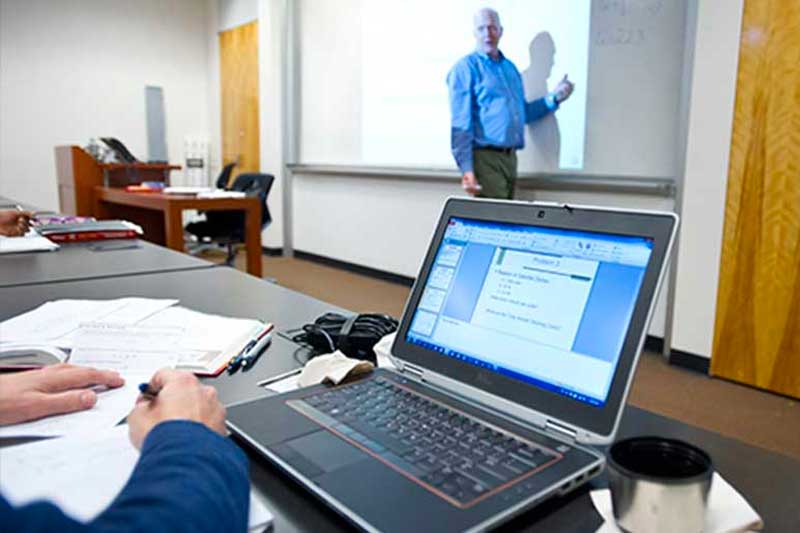 College classroom