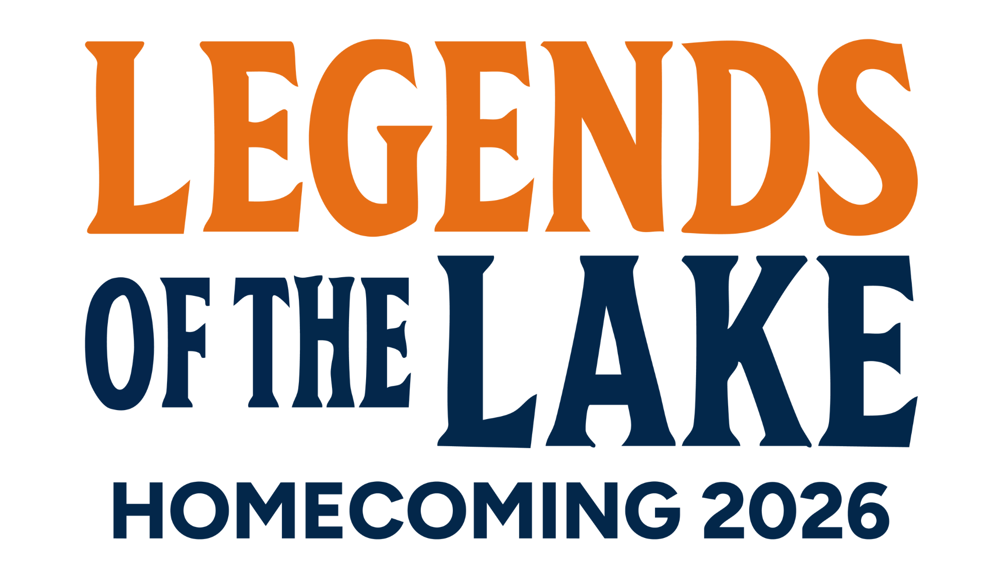 Clayton State University Legends of the Lake Homecoming 2026 February 23-28, 2026