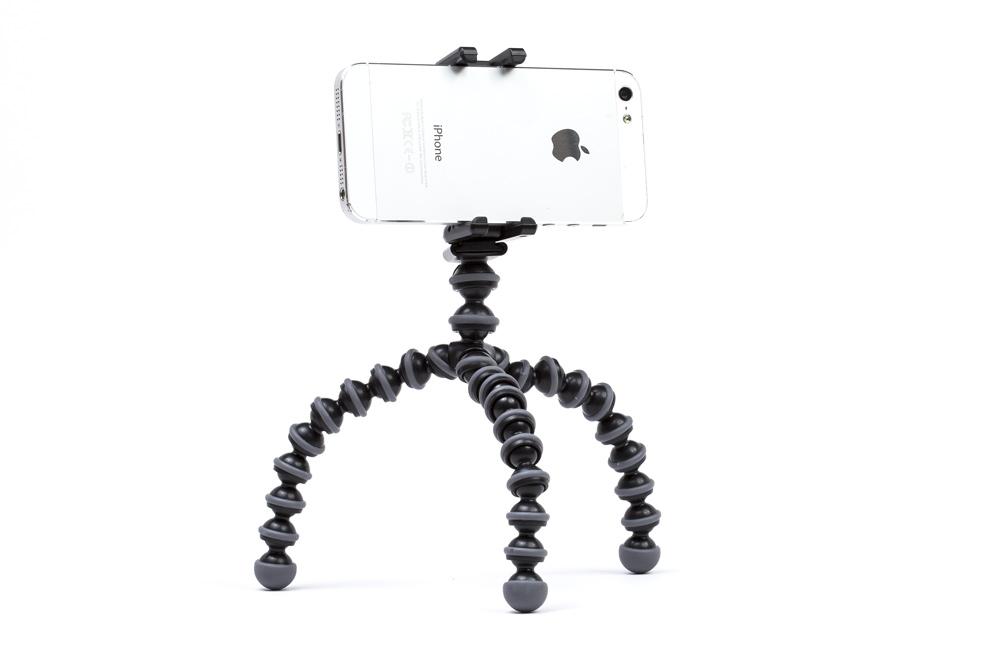 Smart phone tripod for easy video capture.