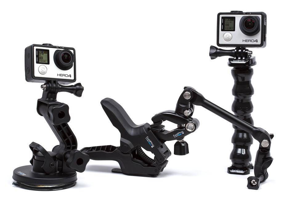 Mounting solutions for action cameras.