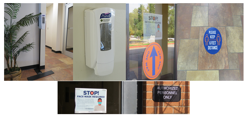 COVID safety Signs