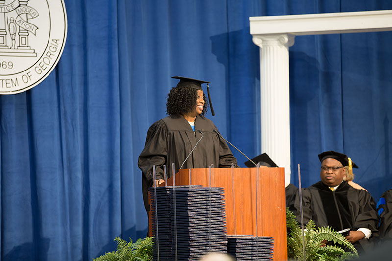 Alumni speaker at Commencement