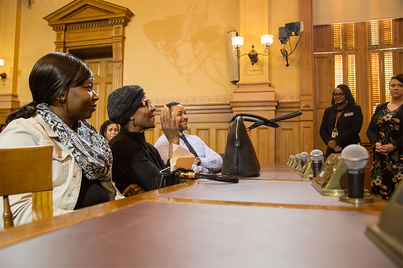 Listening at the legislation hearing