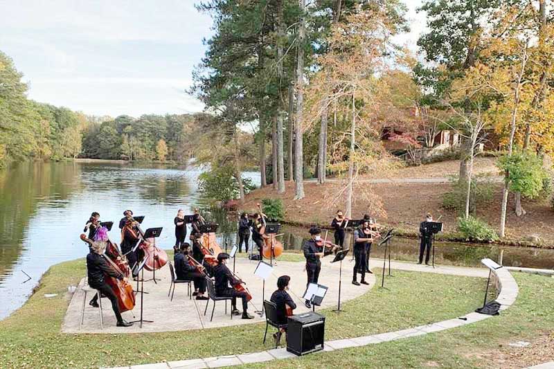 Concert at the amphitheater