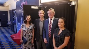 Students at the I am Here Festival Screening