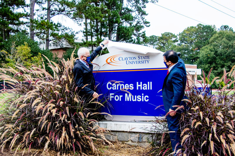 Music Education Building Sign