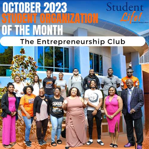 October 2023 Student Organization of the Month: The Entrepreneurship Club
