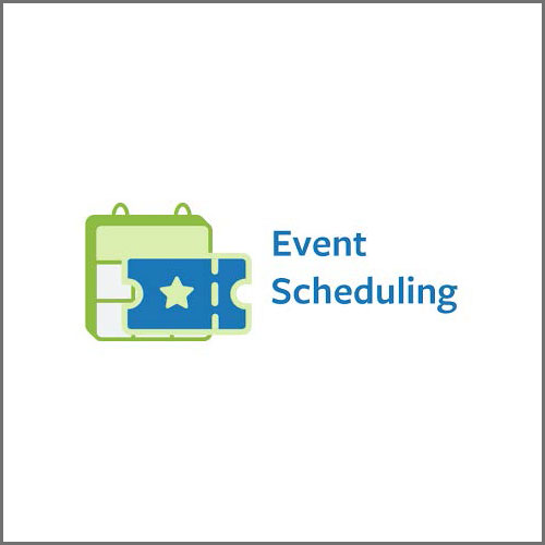 event scheduling ticket