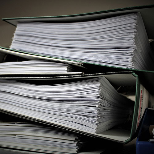 binders with paper
