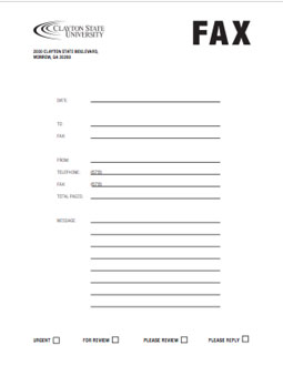 Fax Cover