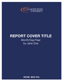 Report Cover