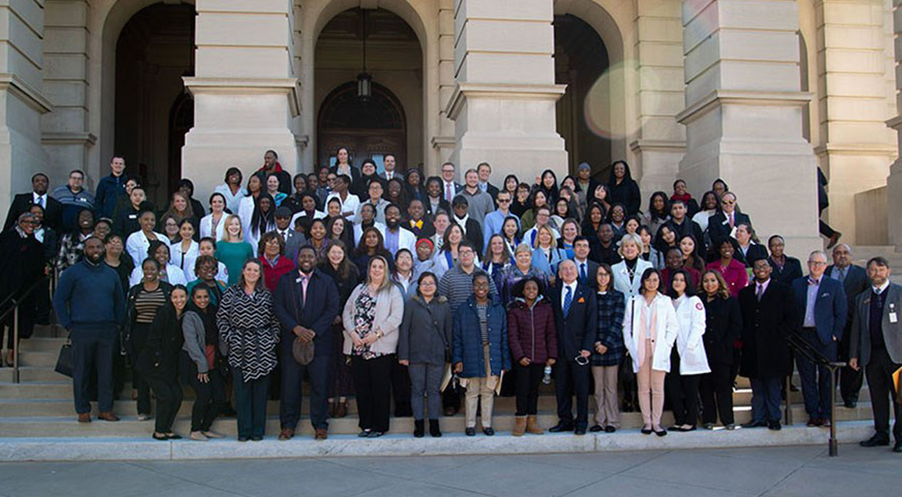 Group at the capitol