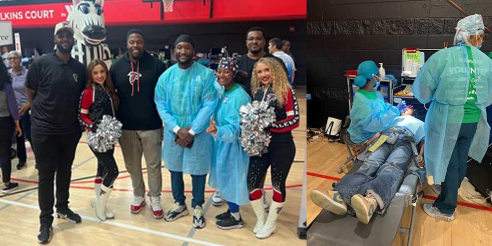 dental hygiene students with the falcons