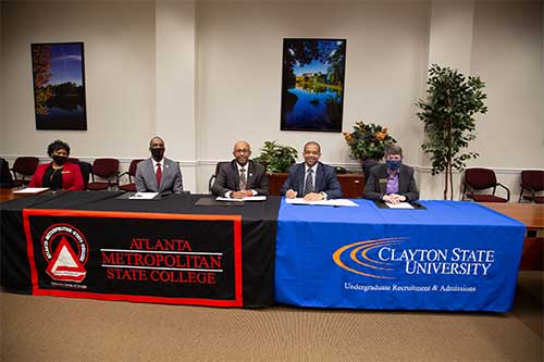 Clayton State and Atlanta Metro group signing