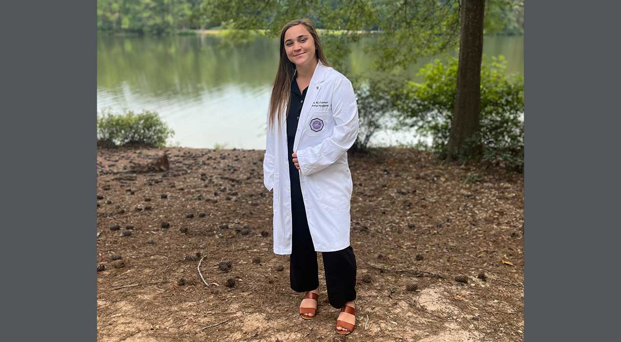 Clayton State Senior Moriah Fulmer is proud to serve her community through the university's Dental Hygiene Center