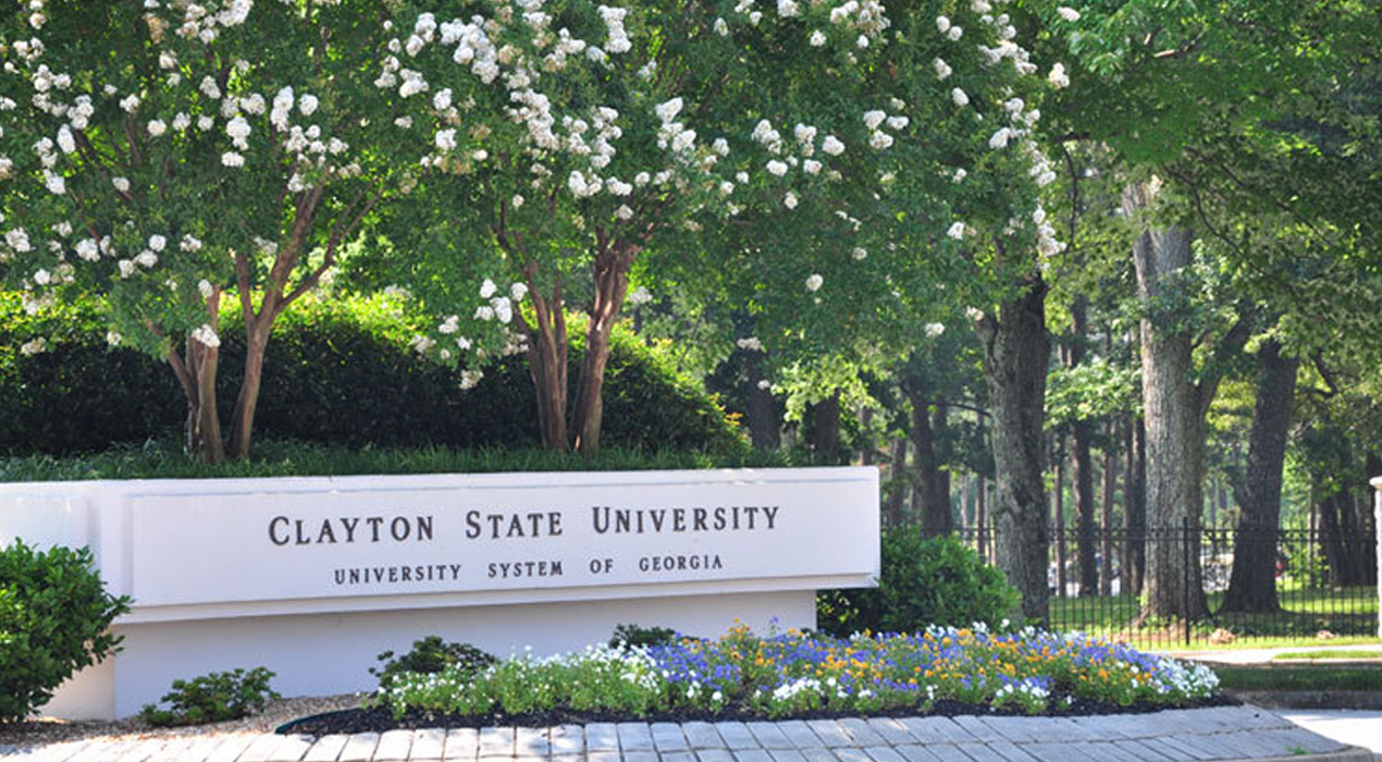 Clayton State entrance sign