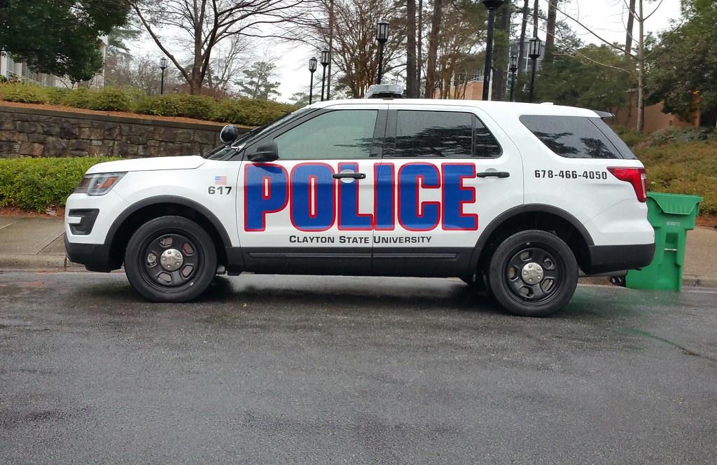 CSU police vehicle