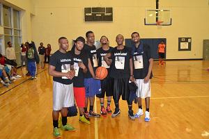 Image of the men's basketball champitons GetDatOutDaNet