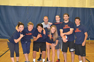 Image of the champion volleyball team the Blockbusters
